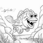 Kid-Friendly Walleye Coloring Pages 1