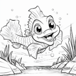 Kid-Friendly Walleye Coloring Pages 4