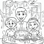 Kid's Friendly Printable New Year's Eve Party Coloring Pages 3