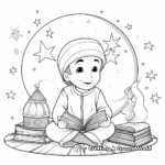 Kids Friendly Ramadan Kareem Coloring Pages 1