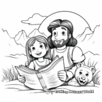 Kids Loved Sunday School Bible Stories Coloring Pages 1