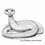 King Cobra: The Enthralling Snake Coloring Pages 4