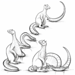Komodo Dragon Life Cycle Stages Coloring Pages 3