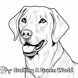 Dog Head Coloring Pages - Free &amp; Printable!