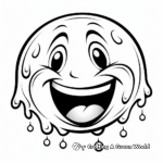 Laughing Tears of Joy Smiley Face Coloring Pages 1