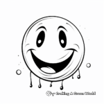 Laughing Tears of Joy Smiley Face Coloring Pages 2