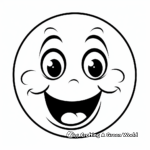 Laughing Tears of Joy Smiley Face Coloring Pages 3