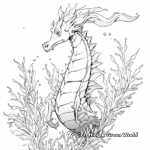 Leafy Sea Dragon Seahorse Coloring Pages 1
