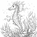 Leafy Sea Dragon Seahorse Coloring Pages 2