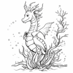 Leafy Sea Dragon Seahorse Coloring Pages 4