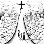 Lenten Journey: Journey to the Cross Coloring Pages 2