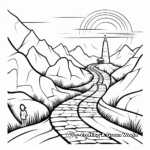 Lenten Journey: Journey to the Cross Coloring Pages 3