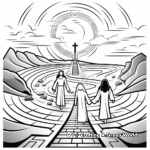 Lenten Journey: Journey to the Cross Coloring Pages 4