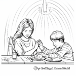 Lenten Prayer, Fasting, and Almsgiving Coloring Pages 4