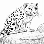 Leopard Gecko in Natural Habitat Coloring Pages 3