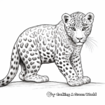 Leopard Spotted Panther Coloring Pages 4