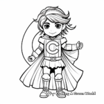 Letter C Coloring Pages with Costumes and Cosplay 3