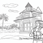 Lifeguard on Duty: Lifeguard Safety Coloring Pages 1