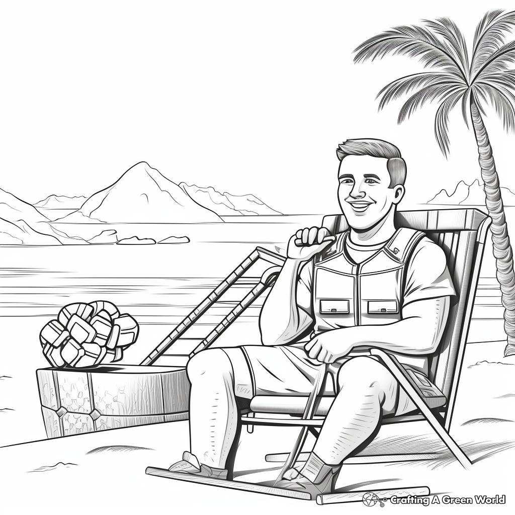 Lifeguard on Duty: Lifeguard Safety Coloring Pages 3