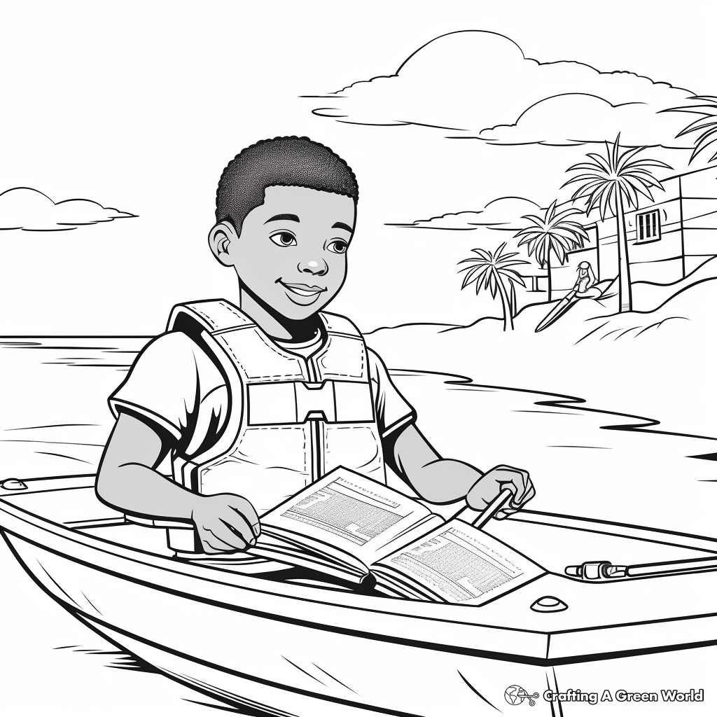 Lifeguard on Duty: Lifeguard Safety Coloring Pages 4