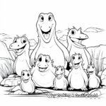 Light-hearted Platypus Family Coloring Pages 4