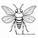 Lightning Bug in its Habitat Coloring Pages 3