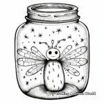 Lightning Bugs in a Jar Coloring Pages 3