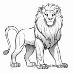 Lion King - Inspired Big Cat Coloring Pages 2