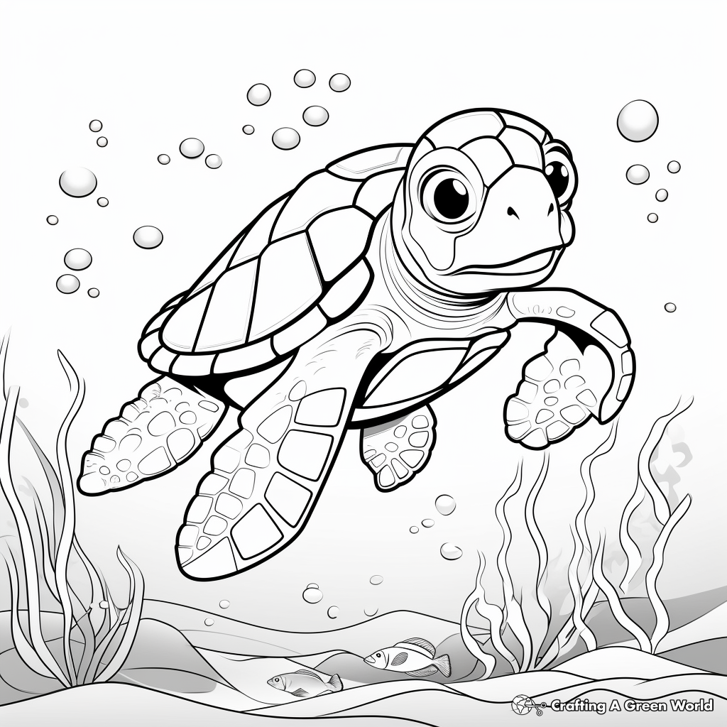 Sea Turtle Coloring Sheets Sea Turtle Coloring Sheets