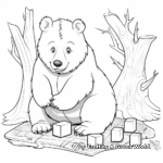 Logical Problem-Solving Wombat Coloring Pages 2
