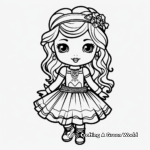 Lol Surprise Doll Coloring Pages for Girls 1
