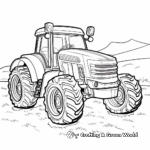 Long-Distance Tractor Derby Coloring Pages 1