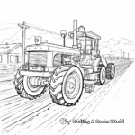 Long-Distance Tractor Derby Coloring Pages 3