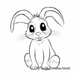 Long-Eared Bunny Coloring Pages 2