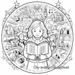Lord's Prayer in Different Languages Coloring Pages 1
