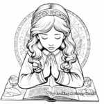 Lord's Prayer in Different Languages Coloring Pages 3