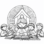 Lord's Prayer in Different Languages Coloring Pages 4