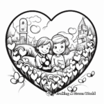 Love-filled Valentine's Day Heart Coloring Pages 2