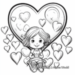 Love-filled Valentine's Day Heart Coloring Pages 4
