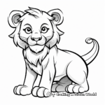 Lovely Lioness Coloring Pages for Adults 3