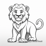 Lovely Lioness Coloring Pages for Adults 4