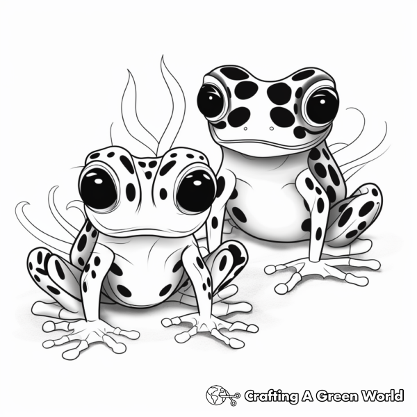 Poison Dart Frog Coloring Pages - Free &amp; Printable!
