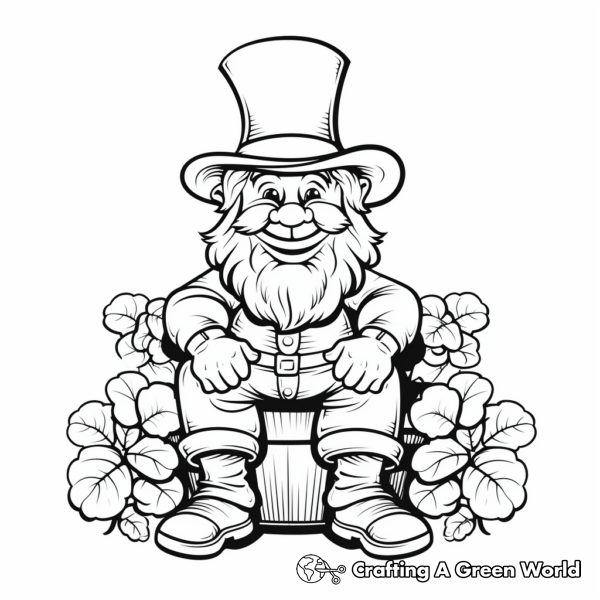 Leprechaun Coloring Pages - Free &amp; Printable!