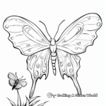Luna Moth and Moonlight Coloring Pages 2