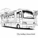 Luxury Motorcoach Coloring Pages 1