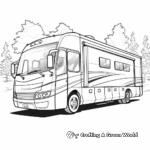 Luxury Motorcoach Coloring Pages 4