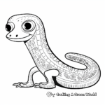Madagascar Giant Day Gecko Coloring Sheets 1