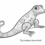 Madagascar Giant Day Gecko Coloring Sheets 4