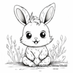 Magical Bunny Unicorn Coloring Pages 3