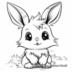 Magical Bunny Unicorn Coloring Pages 4